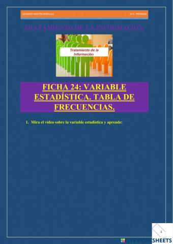 Tratamiento de información. Ficha 24.