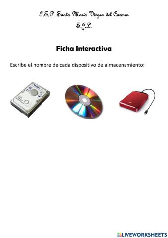Dispositivos de almacenamiento