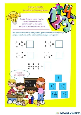 Fracciones Heterogéneas