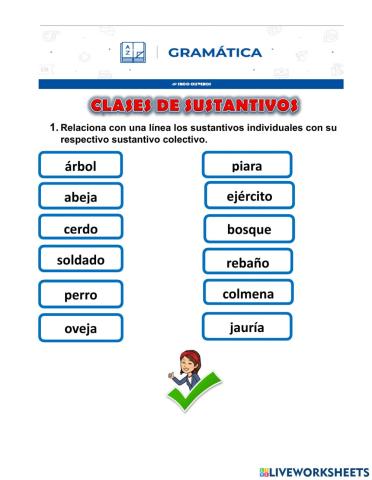 Clases de sustantivos