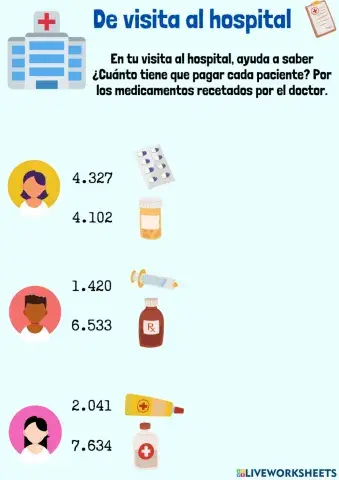 Adición de números hasta 9.999