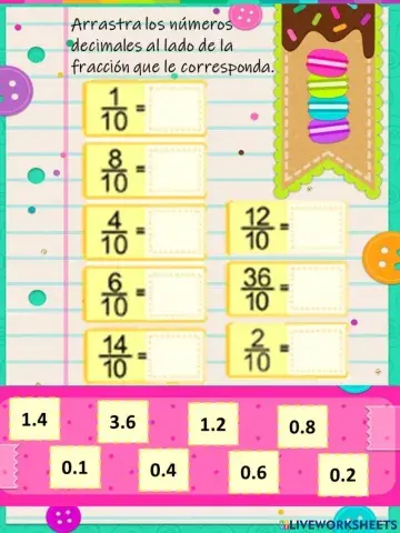 Fracciones y decimales