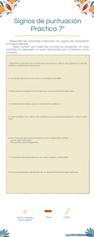 Signos de puntuación