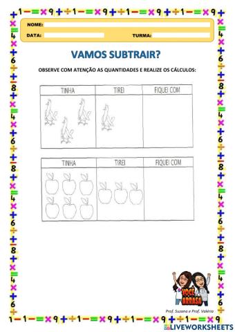 Vamos Subtrair?