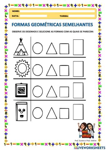 Formas Geométricas Semelhantes