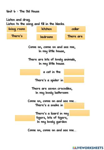 The Old House (song page 72)