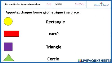 Maths les formes geometrique