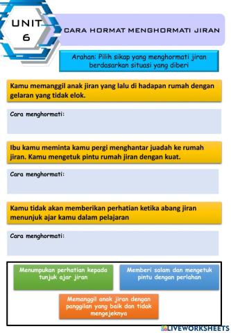 Cara menghormati jiran