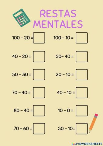 Restas mentales