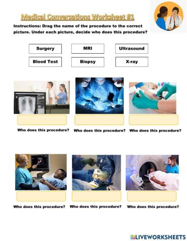 Medical Conversations Worksheet 1