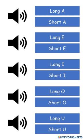 Long and Short Vowels