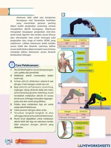 PJPK T5 Unit 6: kecergasan fizikal berdasarkan kesihatan
