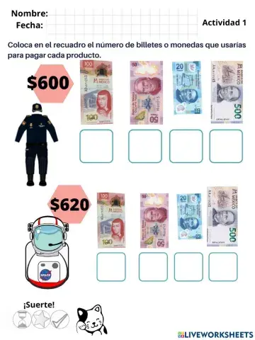 Uso del dinero