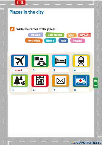 Places in the city