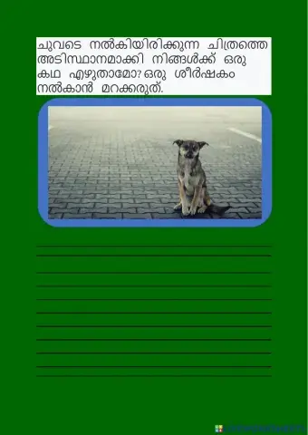 Malayalam Story Writing