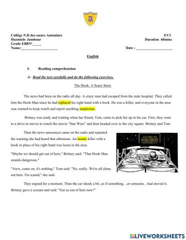 Past tenses - Mystery Story