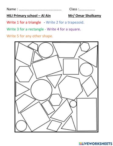 Square rectangle trapezoid triangle