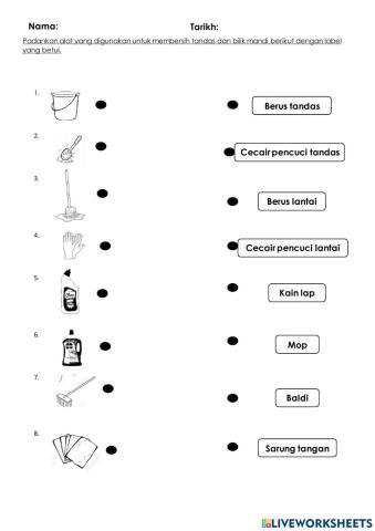Alatan membersihkan tandas dan bilik mandi