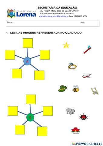 ORGANIZANDO AS PALAVRAS