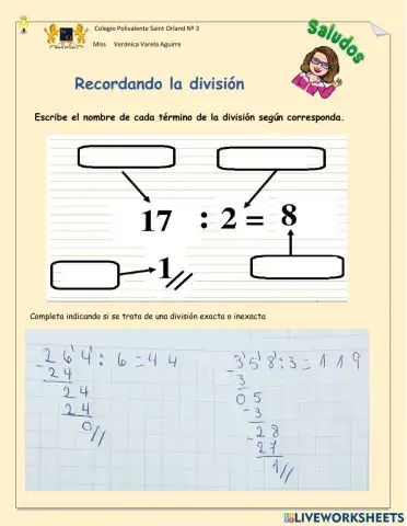 Recordando divisiones