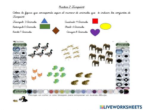 Tuxpaint Practica Sellos y Matematicas