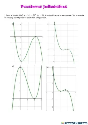 Funciones polinómicas