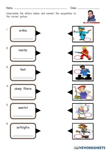 Year 3 Occupations Pt 1