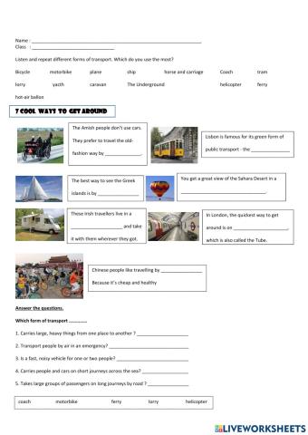 Chapter 7 : Journeys