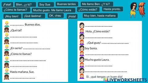 When you meet someone