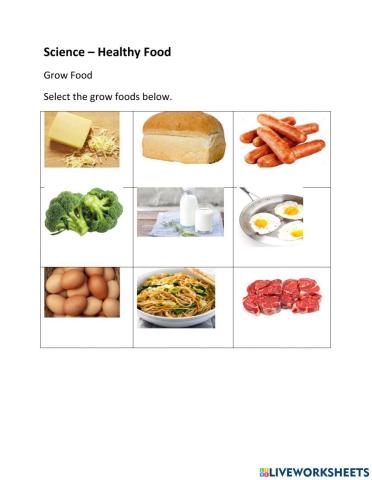 Science - grow food