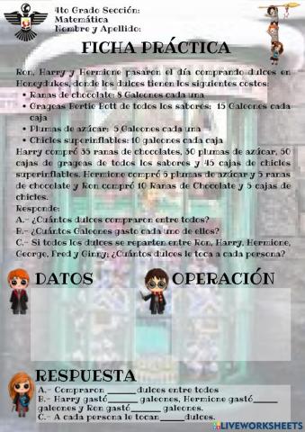 Comprando dulces en Honeyduke