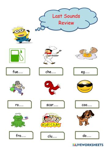 Sounds review group 3