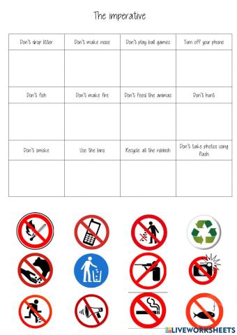 The imperative forest rules unit 7