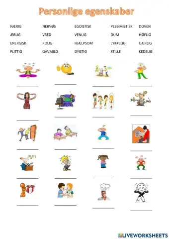 Personlige egenskaber