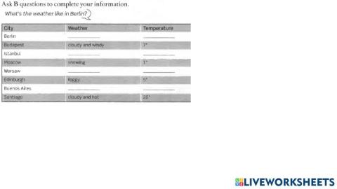 Weather elementary A