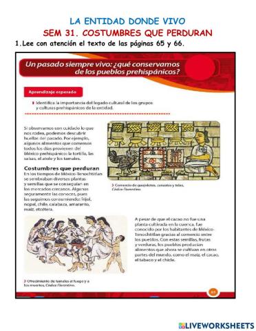 Costumbres que perduran