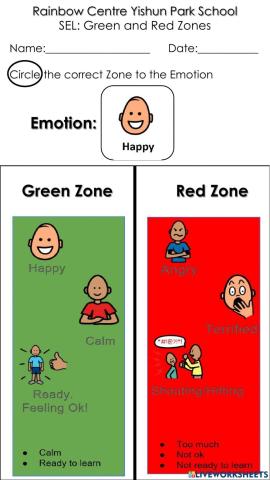 SE Green and Red Zone