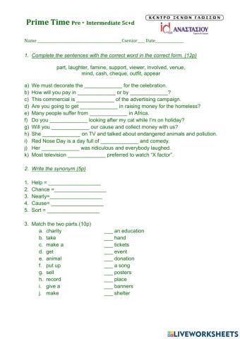 Prime time pre intermediate 5c-d