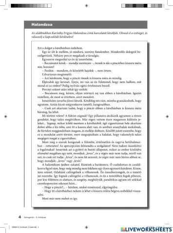 Halandzsa - kompetencia