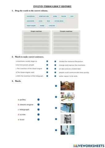 Invents Throughout History