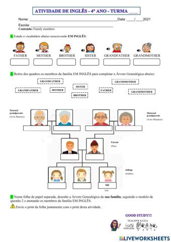 4° ano - INGLÊS - 17-05-21