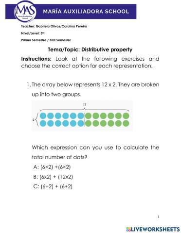 Distributive Property