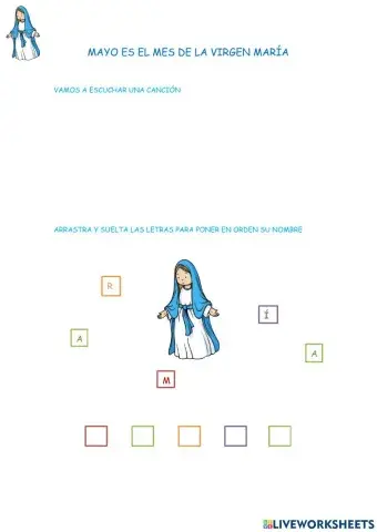 Mayo es el mes de la Virgen María