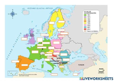 Países miembros de la Unión Europea