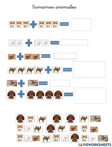 Sumamos animales