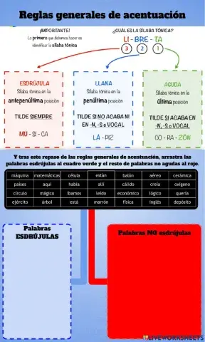 Palabras Esdrújulas