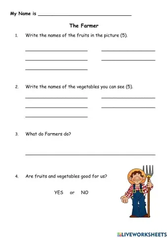 The Farmer - Community Helpers - Social Studies