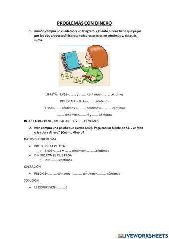 Problemas con monedas