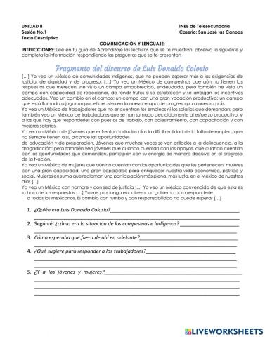 Niveles de Comprensión Lectora