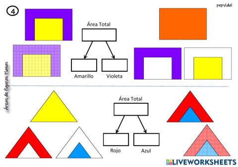 Áreas y porcentajes (4) a